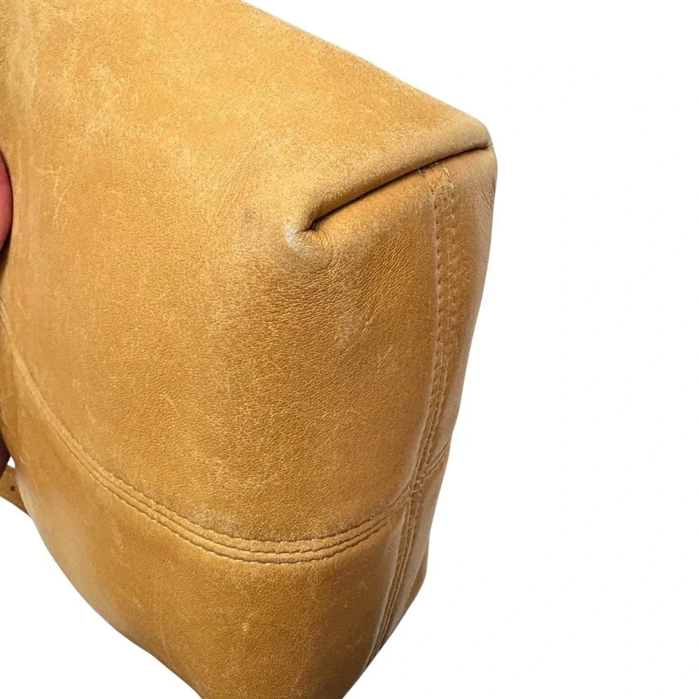 Coach 4107 mini market crossbody bag tan leather